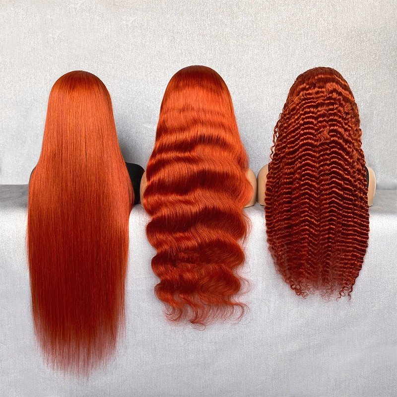 30inch Color As Pic 13x4 Lace Frontal Wig Straight Body Wave Deep Wave Wigs
